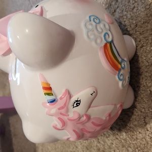 Piggy Bank - Rainbow Unicorn